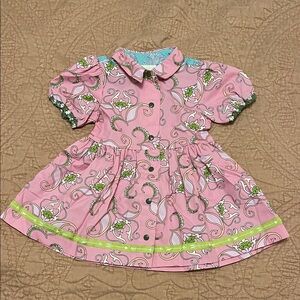 Matilda Jane Pink and Teal Paisley Button-Front Top